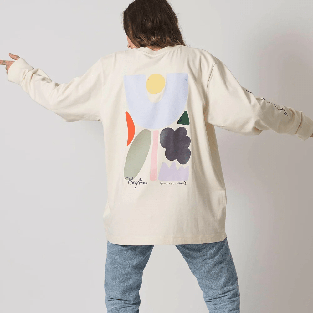 Voited long sleeve