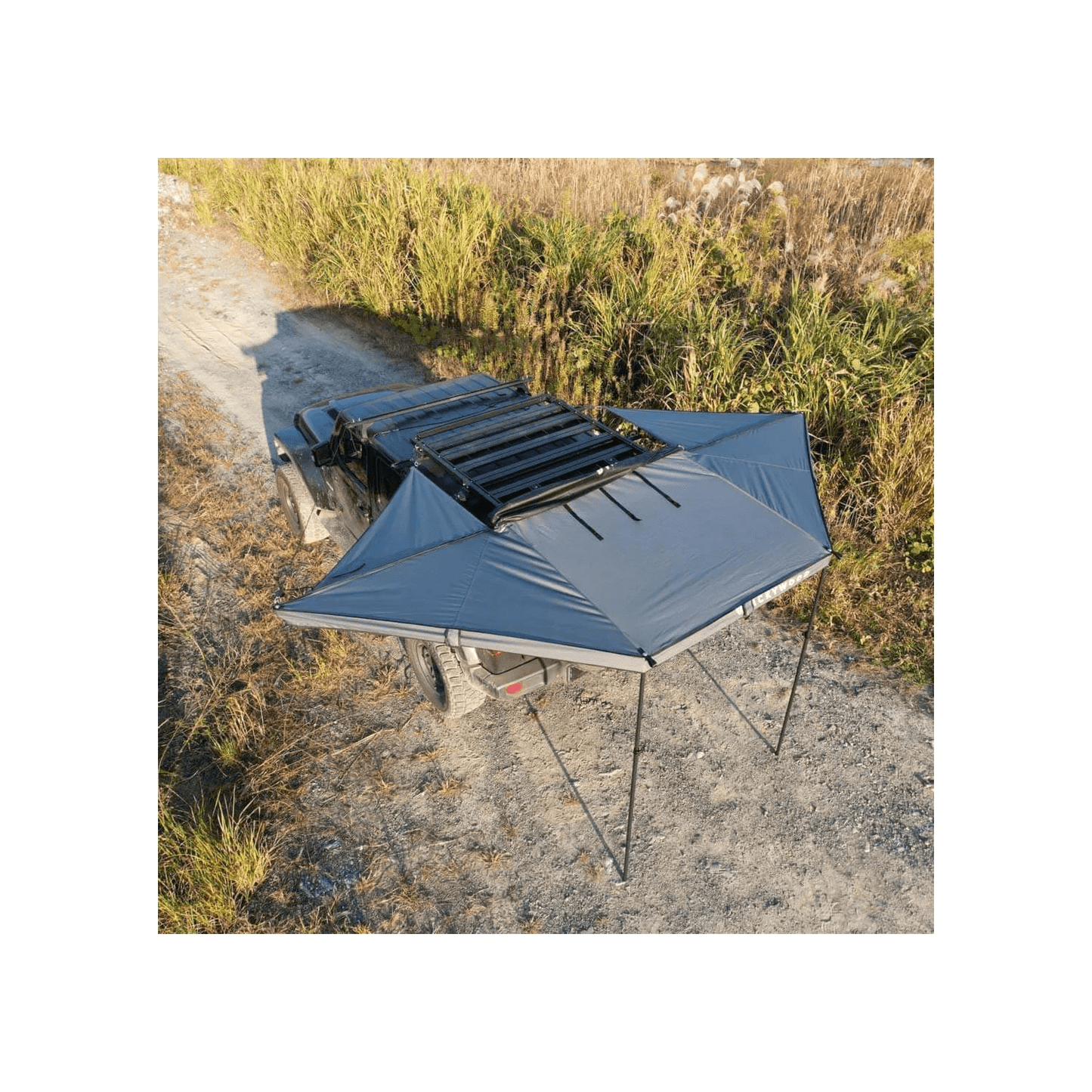 Vickywood 180° Achterluifel LEAF 150 cm grijs