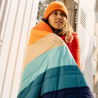 Voited blanket Ripstop Rainbow/Ocean Navy