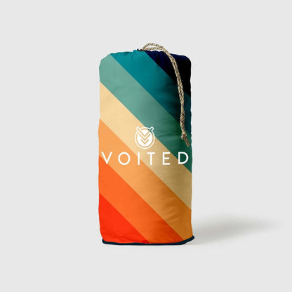Voited blanket Ripstop Rainbow/Ocean Navy