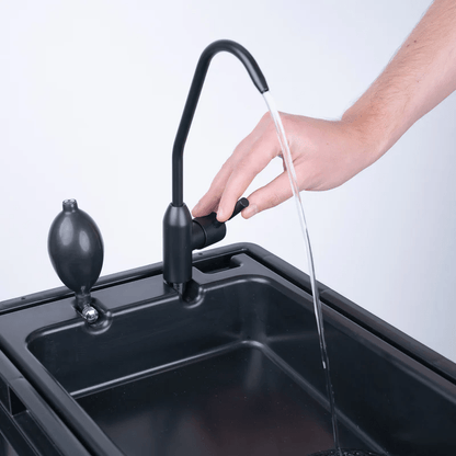 BOXIO Wash mobiele wastafel